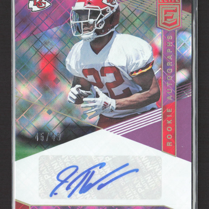 2019 Panini Donruss Elite Juan Thornhill #RA-JT 45/49 Rookie Autograph