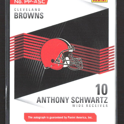 2021 Panini Donruss Elite Pen Pals Anthony Schwartz #PP-ASC RC