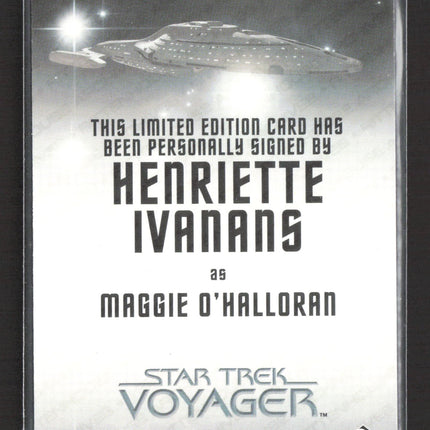 2015 Rittenhouse Star Trek Voyager Henriette Ivanans as Maggie O'Halloran Auto
