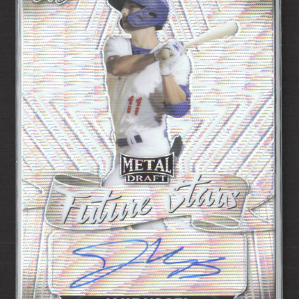 2021 Leaf Metal Draft Future Stars Jake Vogel #FS-JV1 Prismatic Autograph