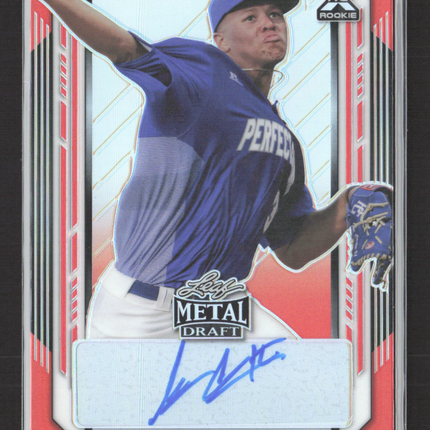 2021 Leaf Metal Draft Irving Carter #BA-IC1 Red RC 2/5 auto