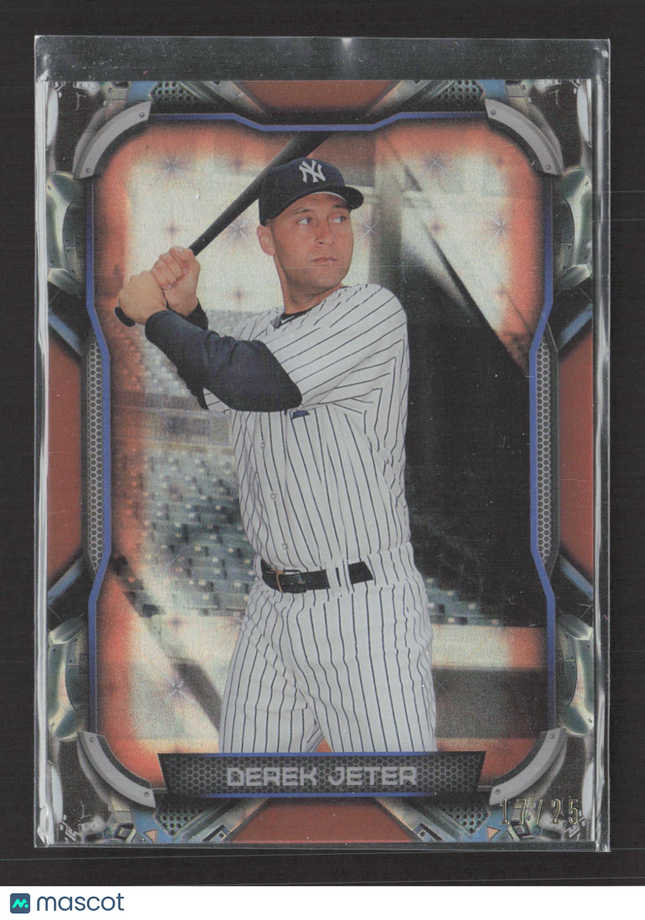 2018 Topps High Tek Derek Jeter #PT-DJ Orange /25