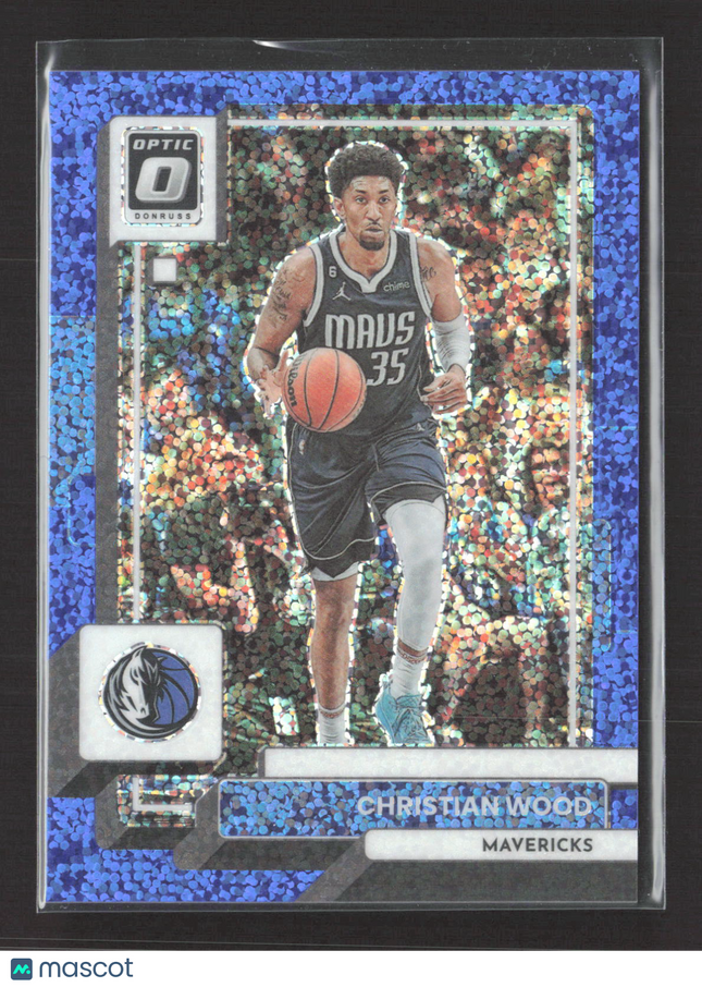 2023 Panini Donruss Optic Christian Wood #152 Blue Velocity Prizm 005/180