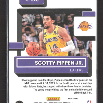 2023 Panini Donruss Optic Scotty Pippen Jr. #228 Silver