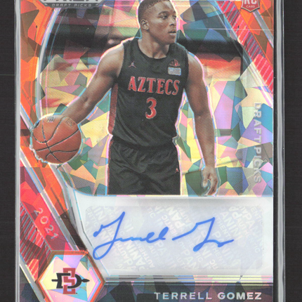 2021 Panini Prizm Draft Picks Terrell Gomez #DP-TGO Mosaic RC Auto