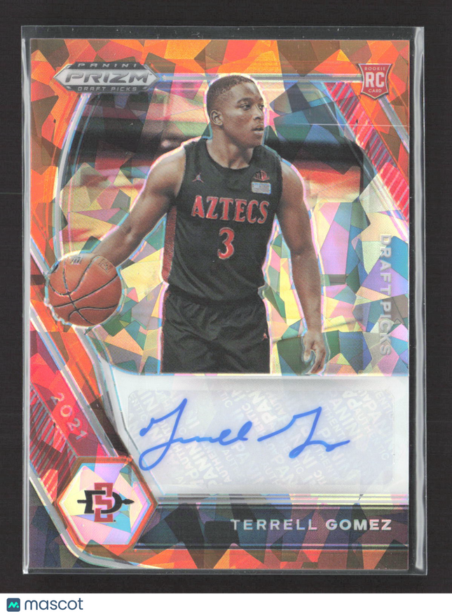 2021 Panini Prizm Draft Picks Terrell Gomez #DP-TGO Mosaic RC Auto