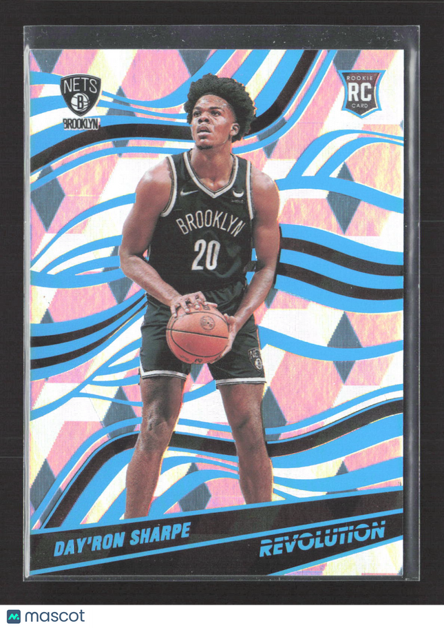 2022 Panini Revolution Day'Ron Sharpe #122 Cubic RC /50