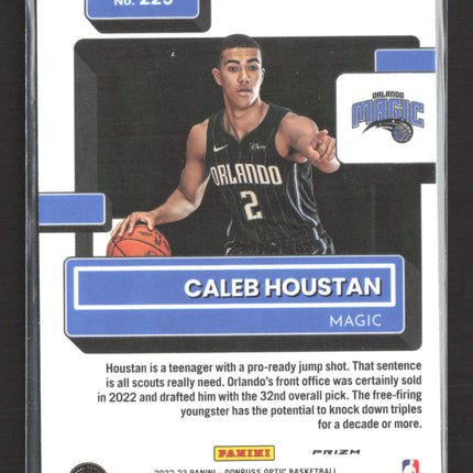 2023 Panini Donruss Optic Caleb Houstan #229 Silver