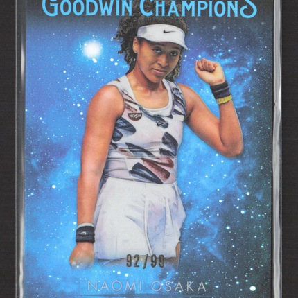 2021 Upper Deck Goodwin Champions Naomi Osaka #15 Nebula 92/99