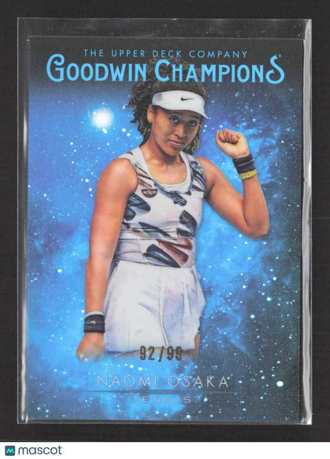 2021 Upper Deck Goodwin Champions Naomi Osaka #15 Nebula 92/99