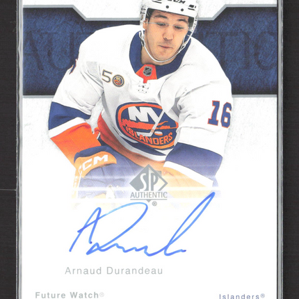 2024 Upper Deck SP Authentic Future Watch Arnaud Durandeau #RFWA2-9 013/399 Auto