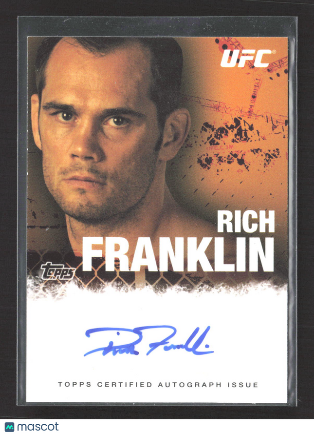 2010 Topps UFC Rich Franklin #FA-RF Auto