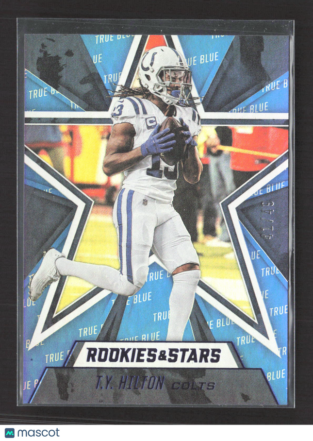 2020 Panini Rookies & Stars T.Y. Hilton #30 True Blue /49