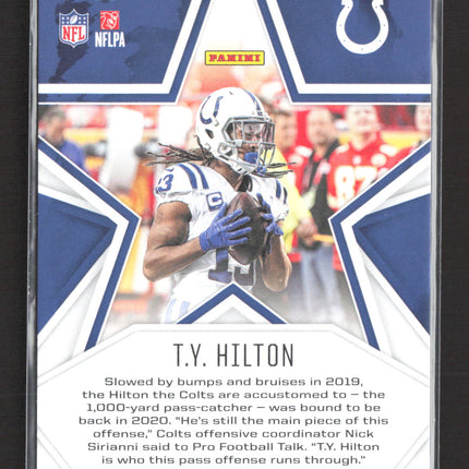2020 Panini Rookies & Stars T.Y. Hilton #30 True Blue /49