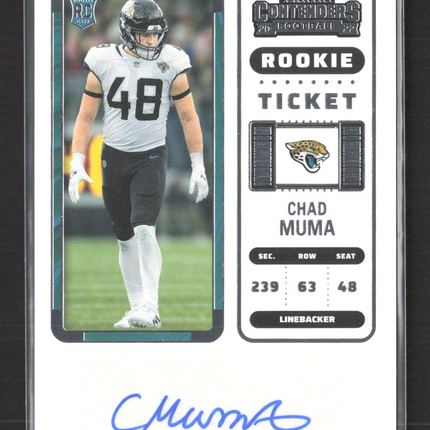 2023 Panini Contenders Football Chad Muma #181 RC Auto