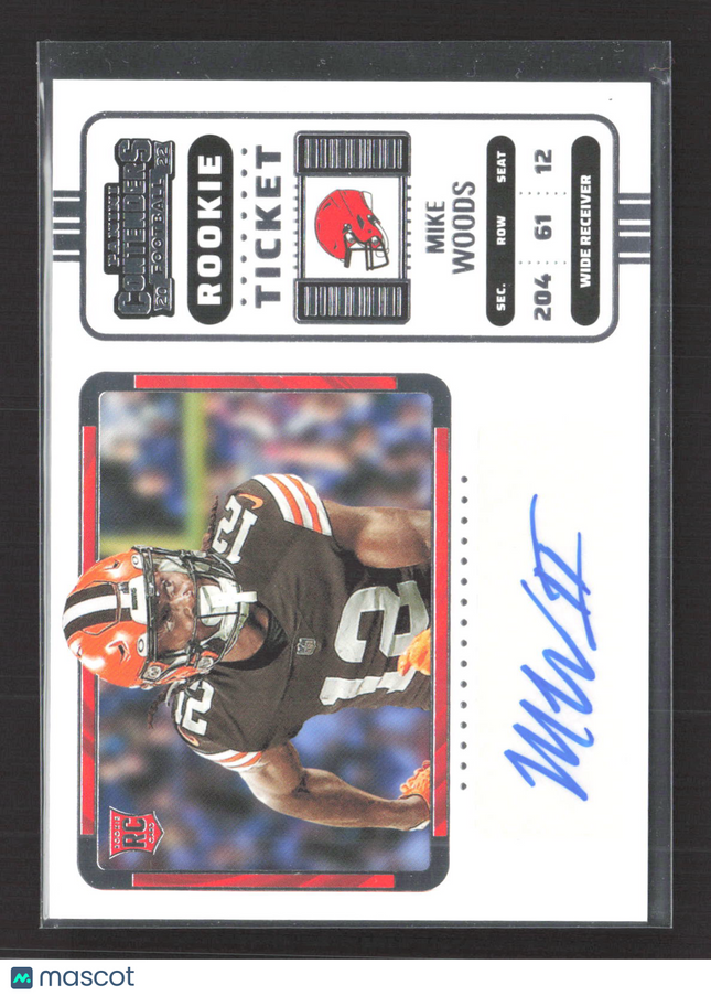 2023 Panini Contenders Mike Woods #245 RC Auto