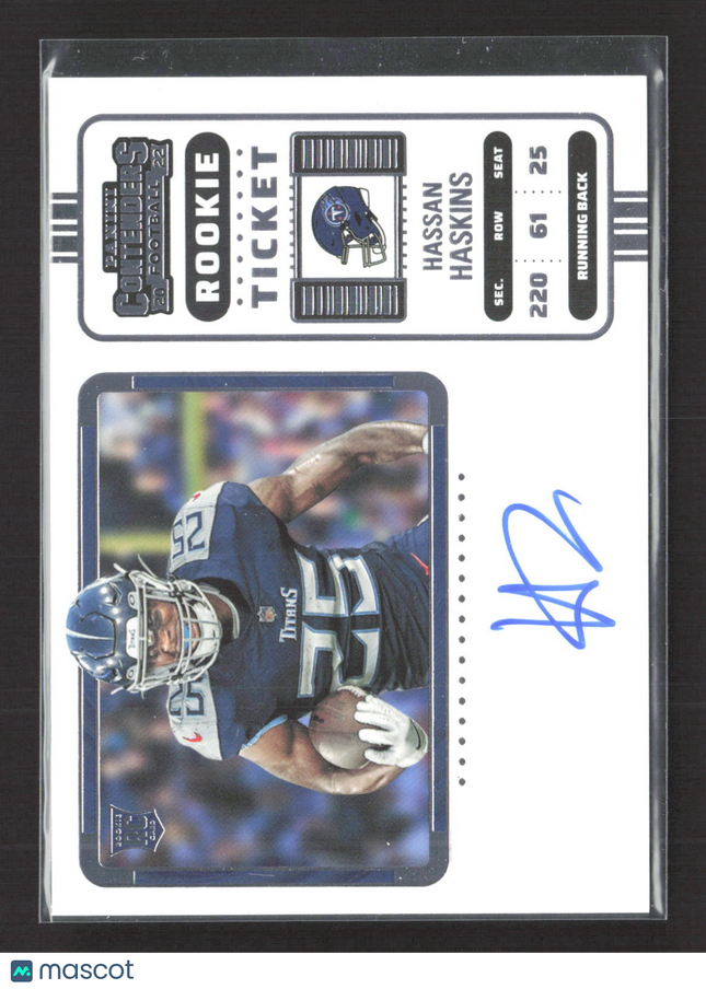 2023 Panini Contenders Rookie Ticket Hassan Haskins #119 Auto