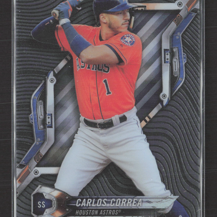 2018 Topps High Tek Carlos Correa #HT-CC Black Waves 32/50
