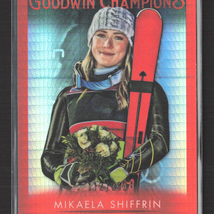 2021 Upper Deck Goodwin Champions Mikaela Shiffrin #44 Orange /399