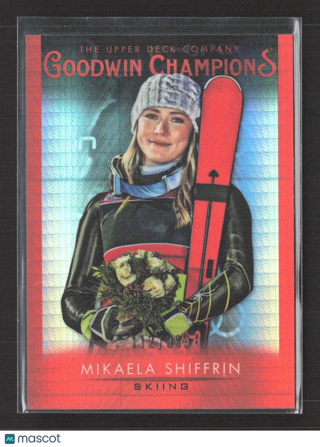 2021 Upper Deck Goodwin Champions Mikaela Shiffrin #44 Orange /399