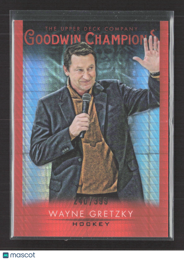 2021 Upper Deck Goodwin Champions Wayne Gretzky #20 Orange 240/399