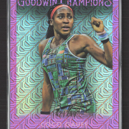 2021 Upper Deck Goodwin Champions Coco Gauff #17 Pink /299