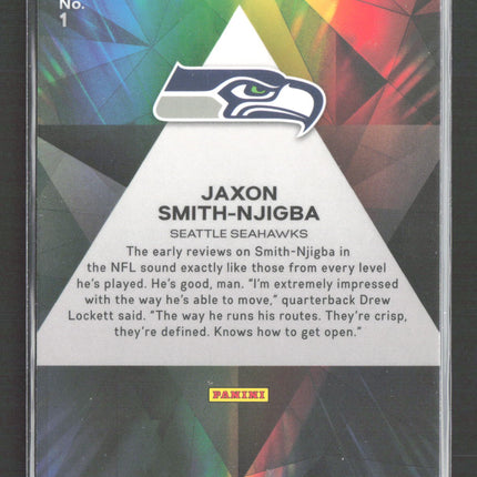 2023 Panini Prizm Prizmatic Jaxon Smith-Njigba #1 RC