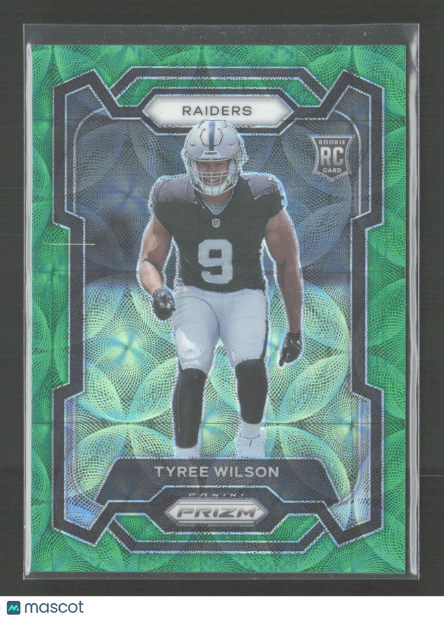 2023 Panini Prizm Tyree Wilson #363 Green Scope RC /75
