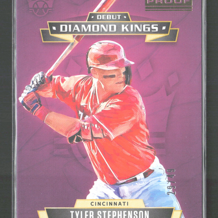 2021 Panini Diamond Kings Tyler Stephenson #DDK-CR Artist's Proof Purple /49