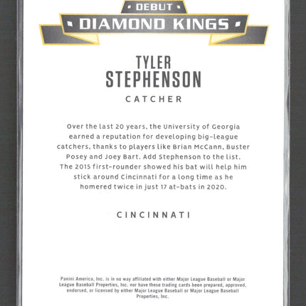2021 Panini Diamond Kings Tyler Stephenson #DDK-CR Artist's Proof Purple /49