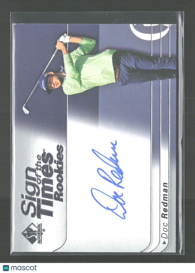 2021 Upper Deck SP Authentic Sign of the Times Rookies Doc Redman #SOTTR-DR Auto