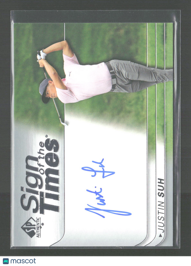 2021 Upper Deck SP Authentic Sign of the Times Justin Suh #SOTT-JS Auto