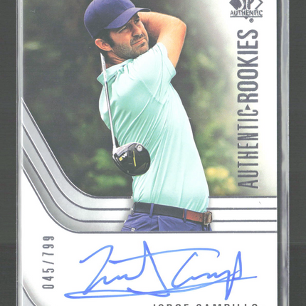 2021 Upper Deck SP Authentic Golf Rookies Jorge Campillo #103 045/799 Auto
