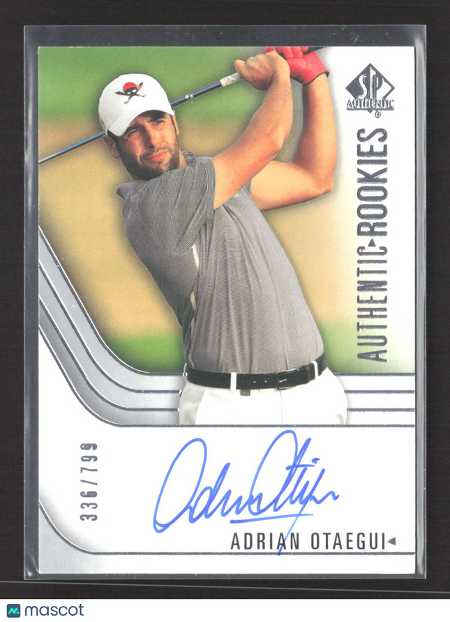 2020 Upper Deck SP Authentic Golf Rookies Adrian Otaegui #76 336/799 Auo