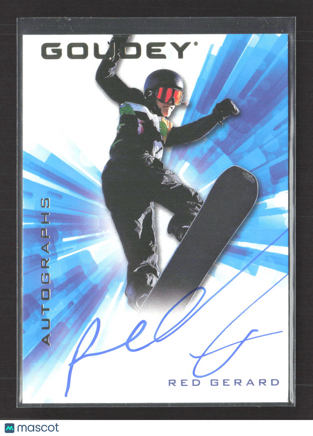 2021 Upper Deck Goodwin Champions Goudey Auto Red Gerard #GA-RG