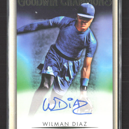 2021 Upper Deck Goodwin Champions Wilman Diaz #A-WD Autograph