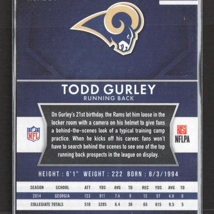 2015 Panini Prizm Todd Gurley #291 RC