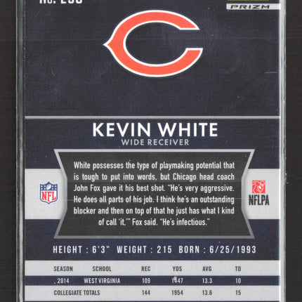 2015 Panini Prizm Kevin White #258 RC