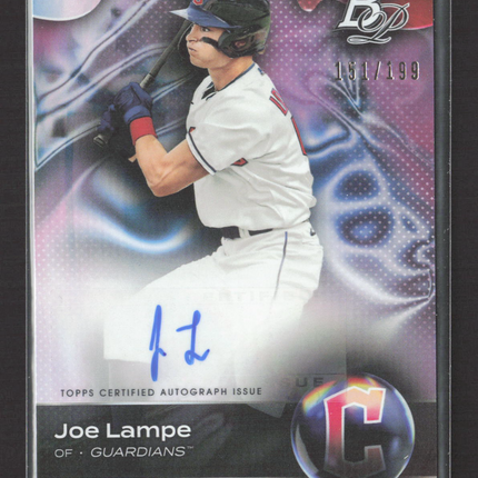 2023 Bowman Platinum Baseball Joe Lampe #TOP-50 Purple Top Prospect Auto 151/199