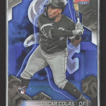 2023 Bowman's Best Oscar Colas #33 Blue Refractor 080/150