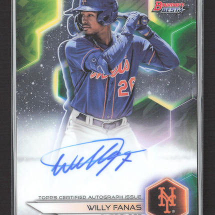 2023 Bowman's Best Willy Fanas #B23-WFS Auto