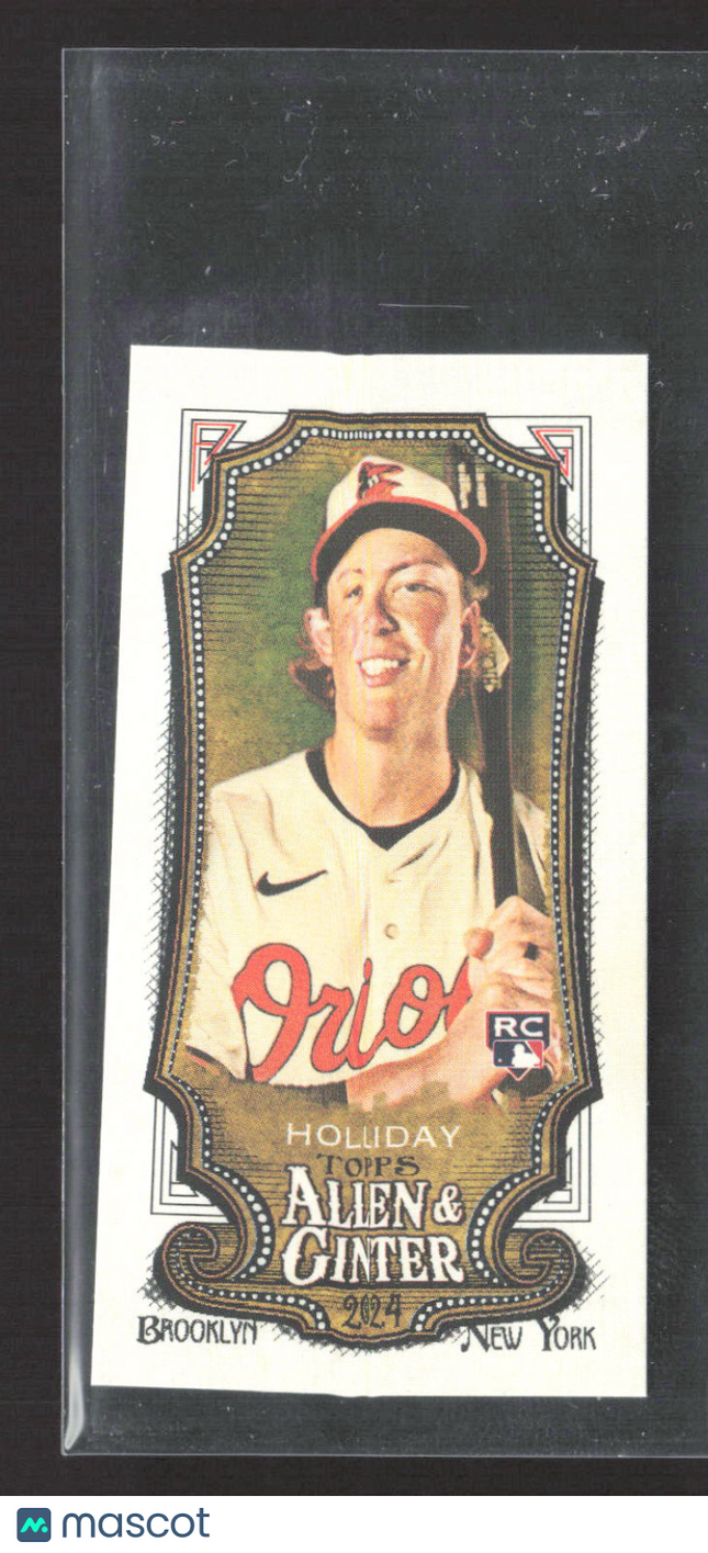 2024 Topps Allen & Ginter Jackson Holliday #364 RC Mini