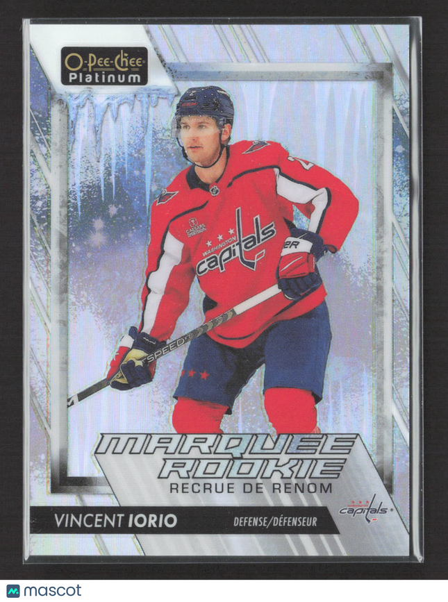 2024 O-Pee-Chee Platinum Vincent Iorio #254 Arctic Freeze 81/99