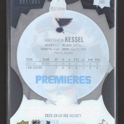 2024 Upper Deck Ice Ice Premieres Matthew Kessel #203 780/799