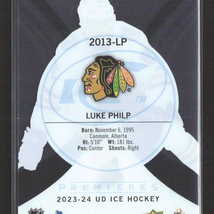 2024 Upper Deck Ice Ice Premieres Luke Philp #2013-LP 060/149