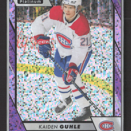 2024 O-Pee-Chee Platinum Kaiden Guhle #104 Violet Pixels 284/299