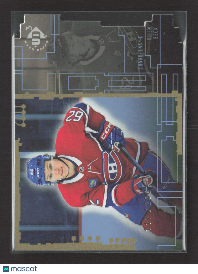2023 Upper Deck UD3 Technology Owen Beck #FX13 117 / 200