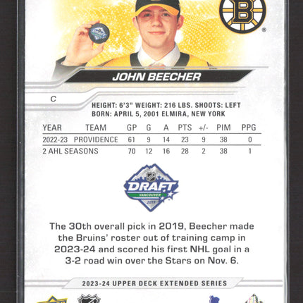 2024 Upper Deck Extended Series John Beecher #732