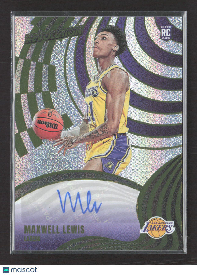 2024 Panini Revolution Basketball Maxwell Lewis #RA-MLL RC Auto