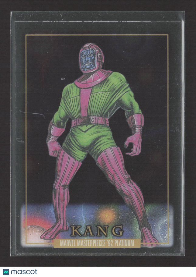 2024 SkyBox Marvel Masterpieces '92 Platinum Clear Cut #44 Kang